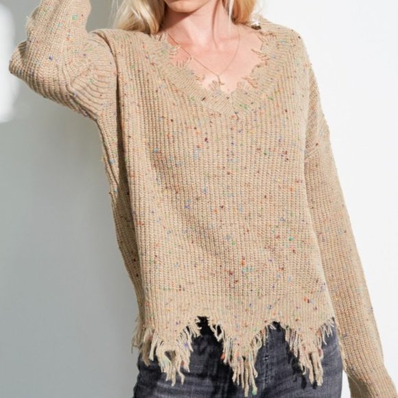 v-neck sweater - Picture 2 of 4